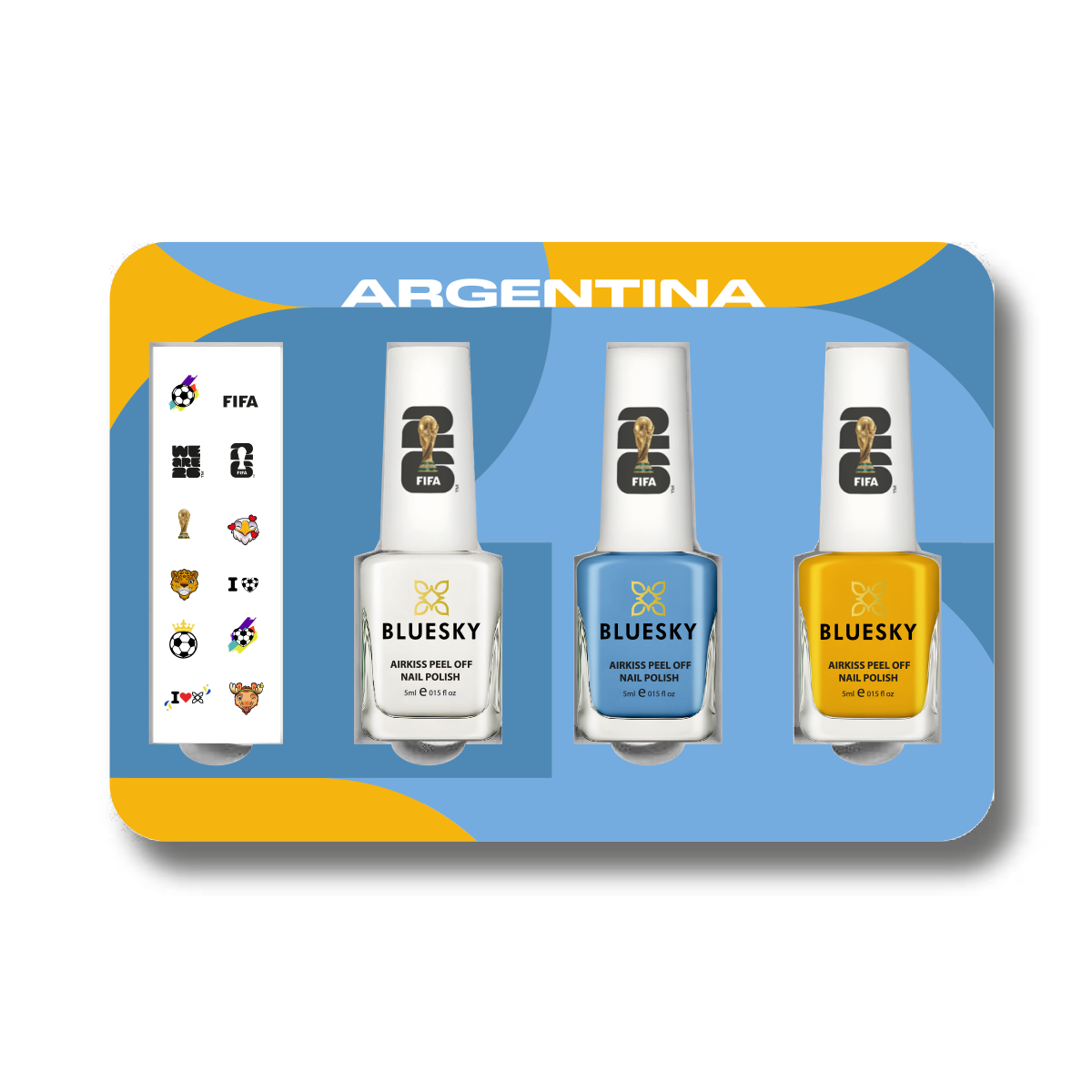 World Cup of Color - Argentina | FIFA WORLD CUP 2026™ Collection | Collectible Nail Polish Box Set | Limited Edition
