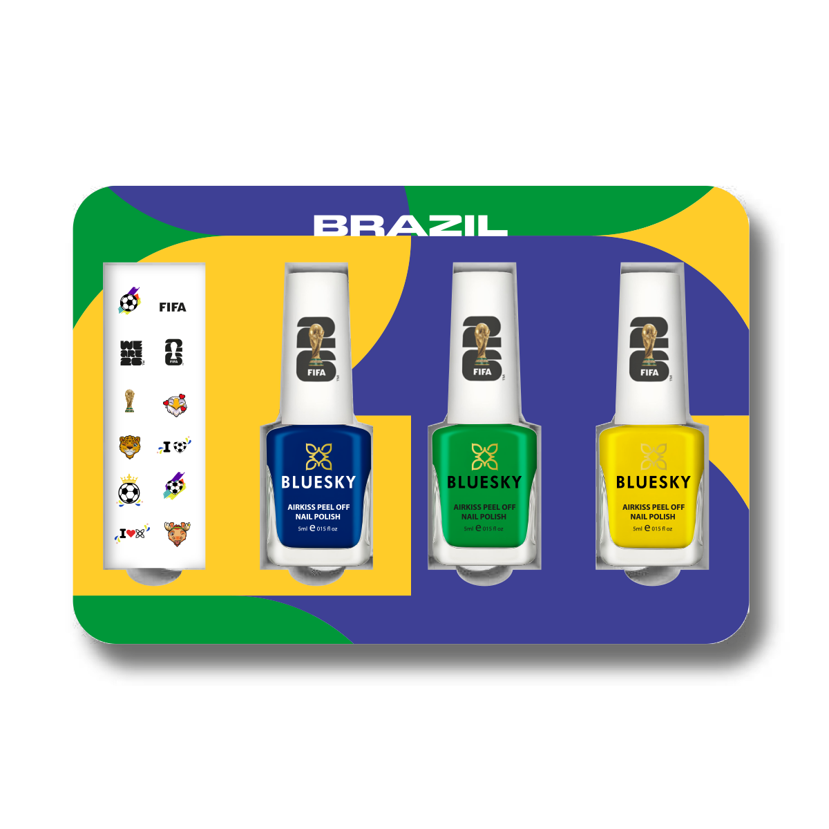 World Cup of Color - Brazil | FIFA WORLD CUP 2026™ Collection | Collectible Nail Polish Box Set | Limited Edition