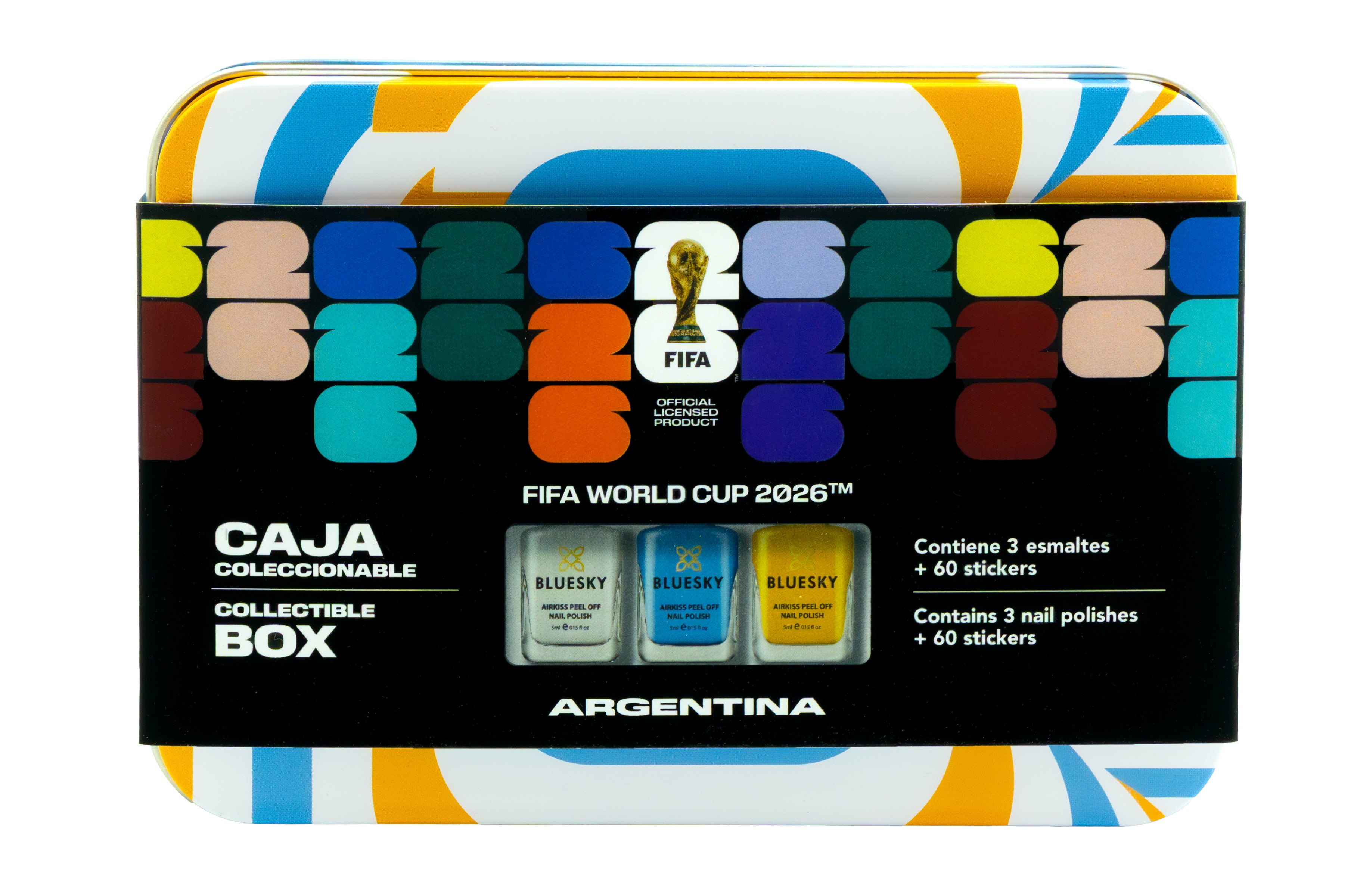 World Cup of Color | FIFA World Cup 2026™ Official Licensed Nail Polish Collectible Box Set - Argentina