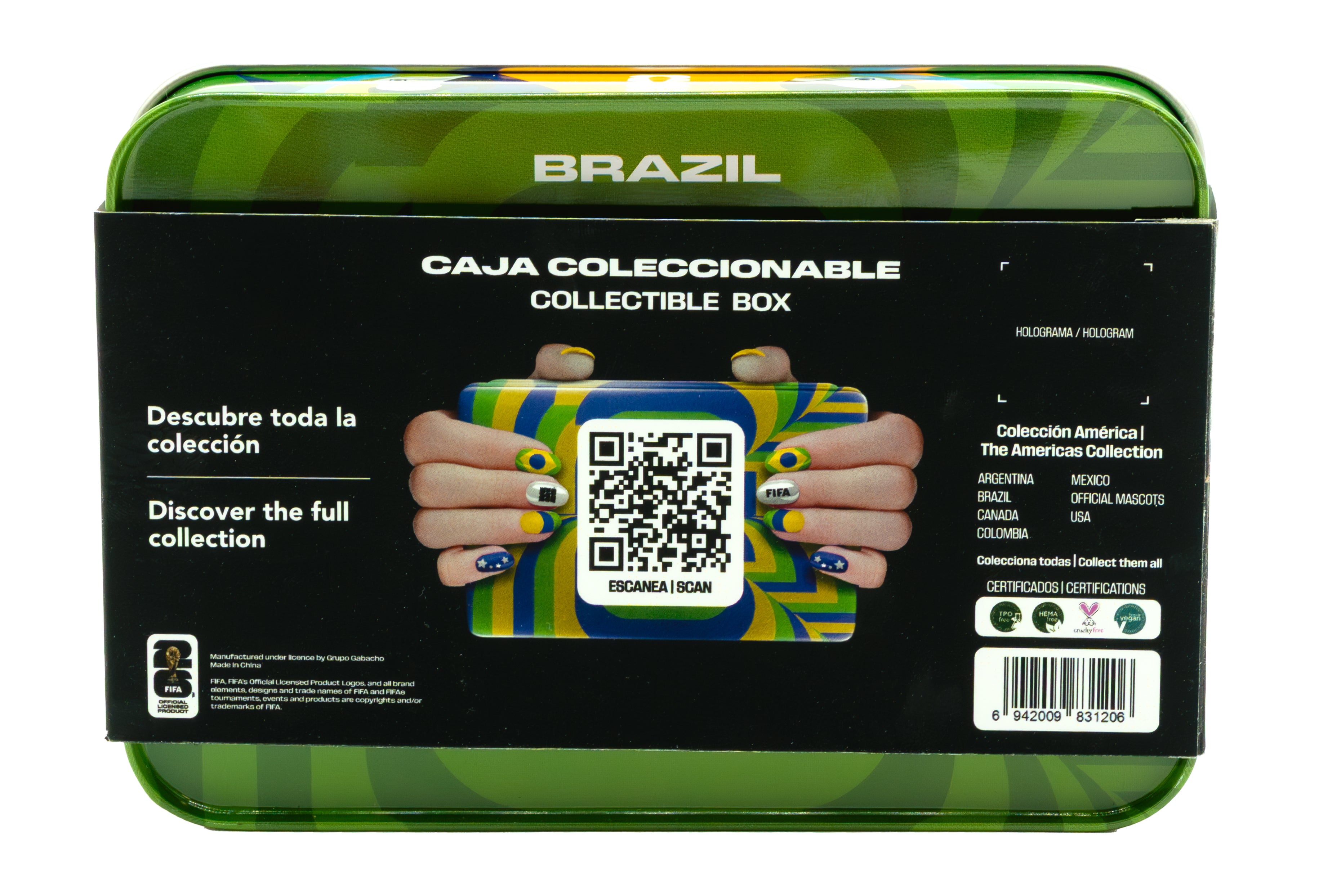 World Cup of Color | FIFA World Cup 2026™ Official Licensed Nail Polish Collectible Box Set - Brasil