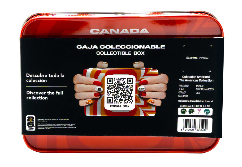 World Cup of Color | FIFA World Cup 2026™ Official Licensed Nail Polish Collectible Box Set - Canada