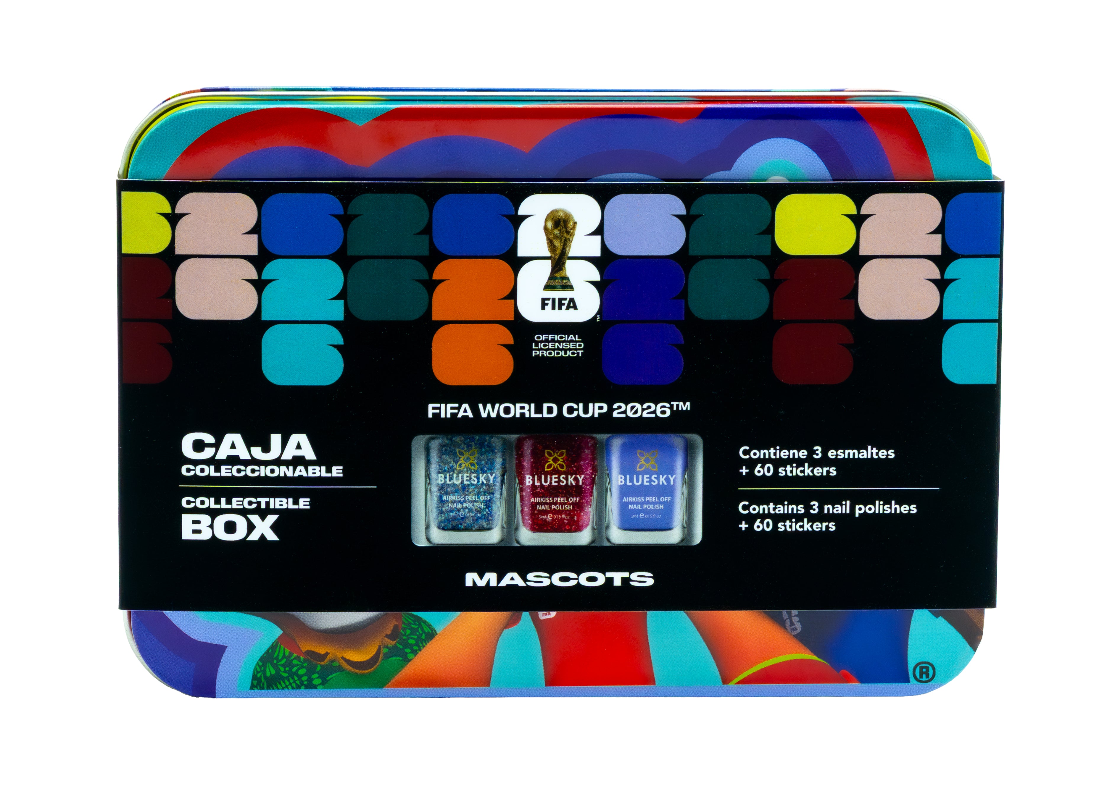 World Cup of Color | FIFA World Cup 2026™ Official Licensed Nail Polish Collectible Box Set - Mascots