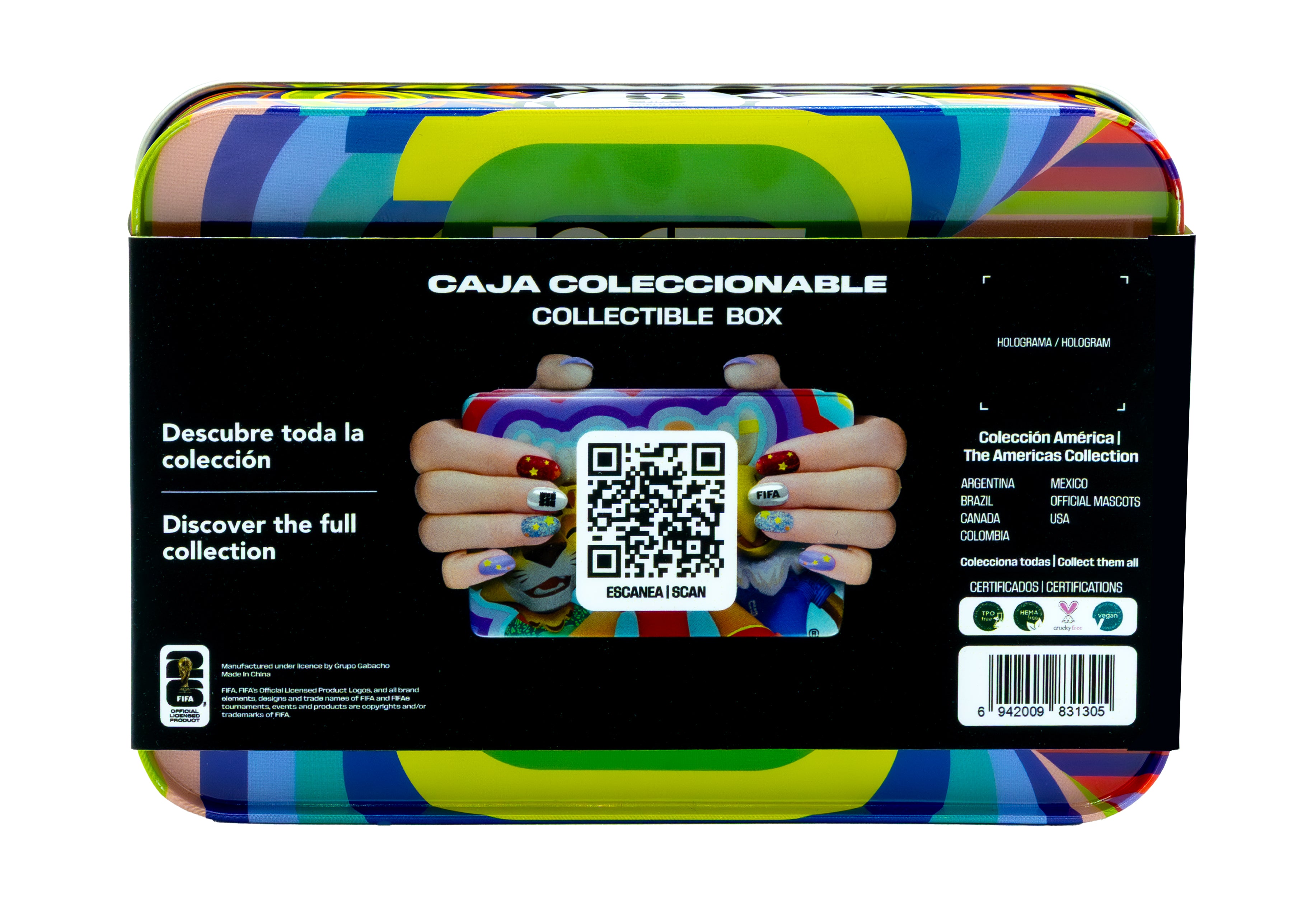 World Cup of Color | FIFA World Cup 2026™ Official Licensed Nail Polish Collectible Box Set - Mascots