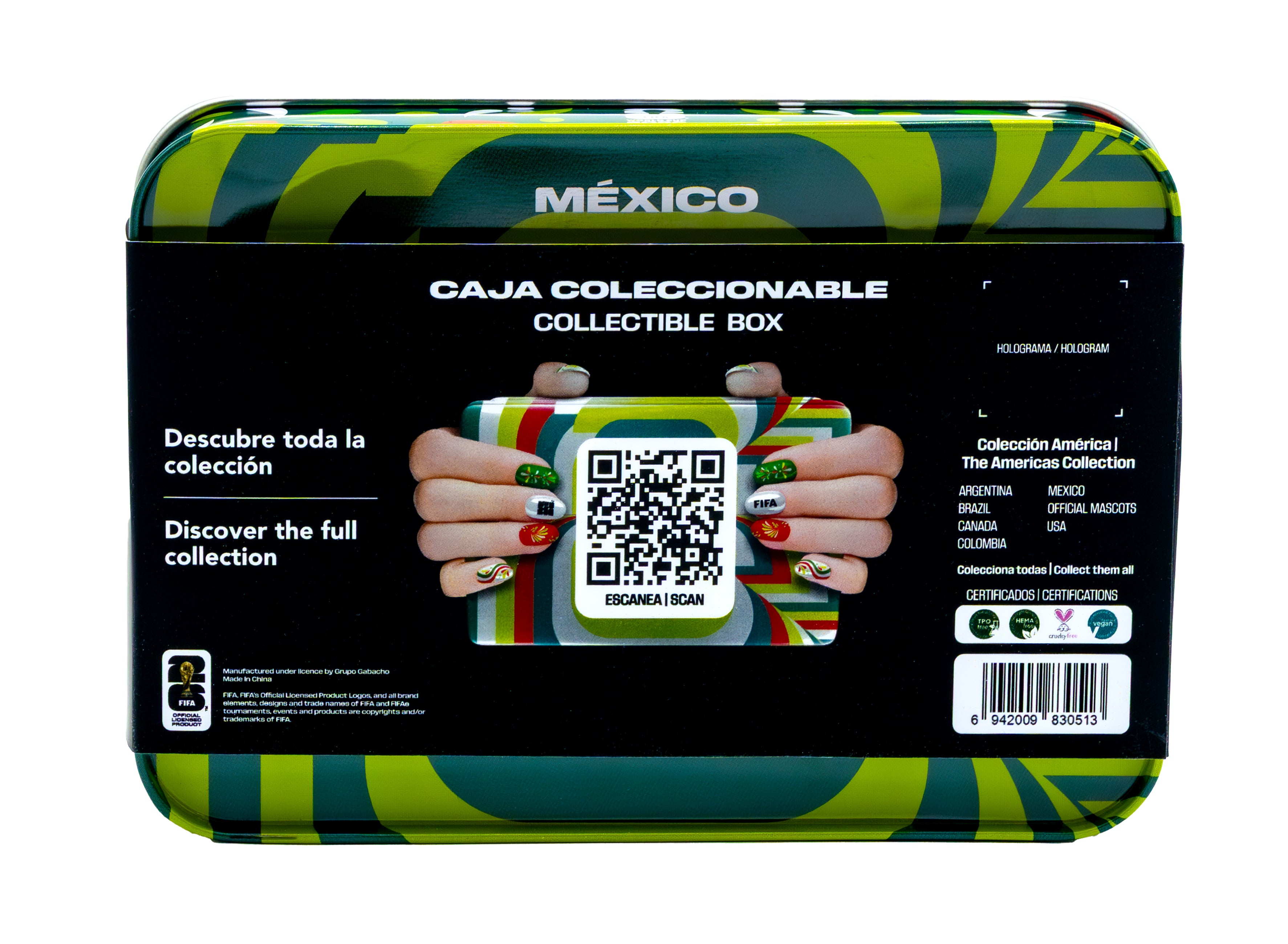 World Cup of Color | FIFA World Cup 2026™ Official Licensed Nail Polish Collectible Box Set - Mexico