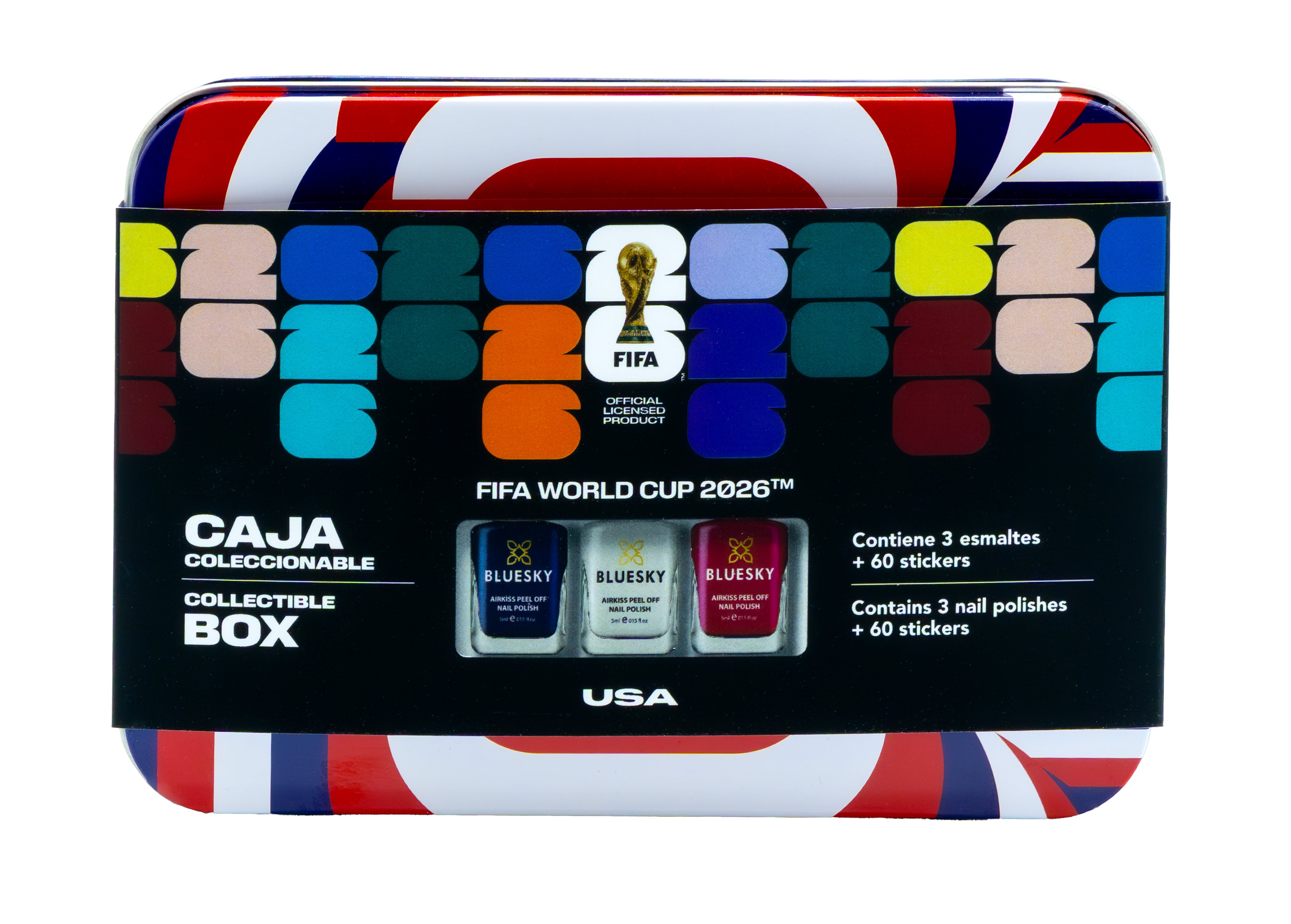 World Cup of Color | FIFA World Cup 2026™ Official Licensed Nail Polish Collectible Box Set - USA
