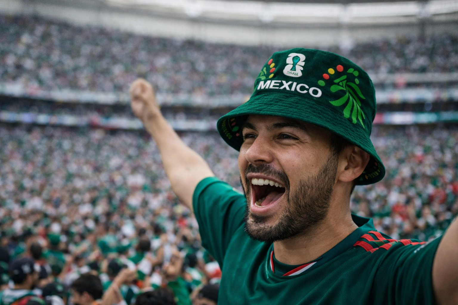 FIFA World Cup 2026™ Official Licensed Bucket Hat - Mexico