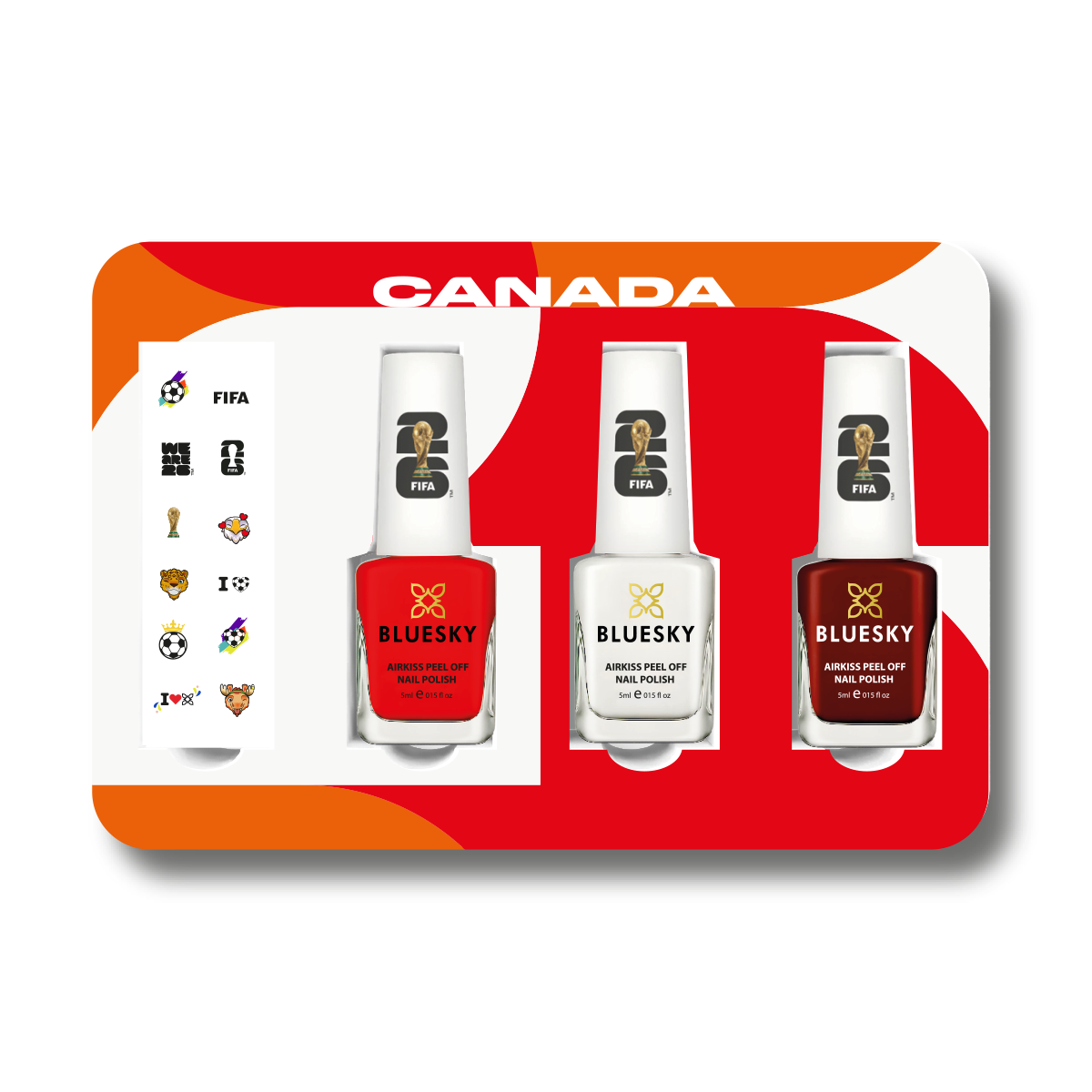 World Cup of Color - Canada | FIFA WORLD CUP 2026™ Collection | Collectible Nail Polish Box Set | Limited Edition