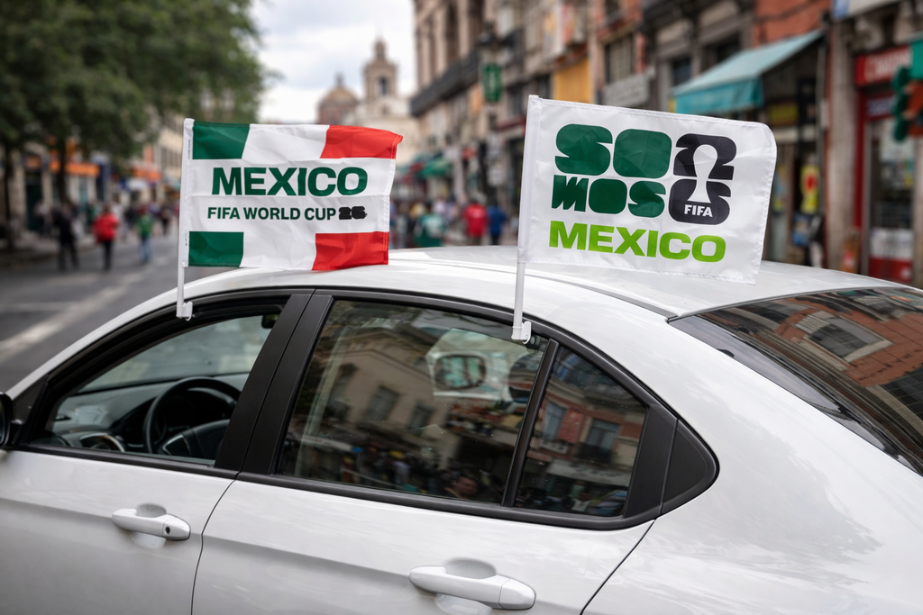 FIFA World Cup 2026™ Official Licensed Car Flag - Mexico