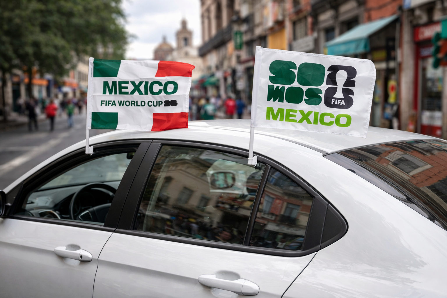 FIFA World Cup 2026™ Official Licensed Car Flag - Mexico