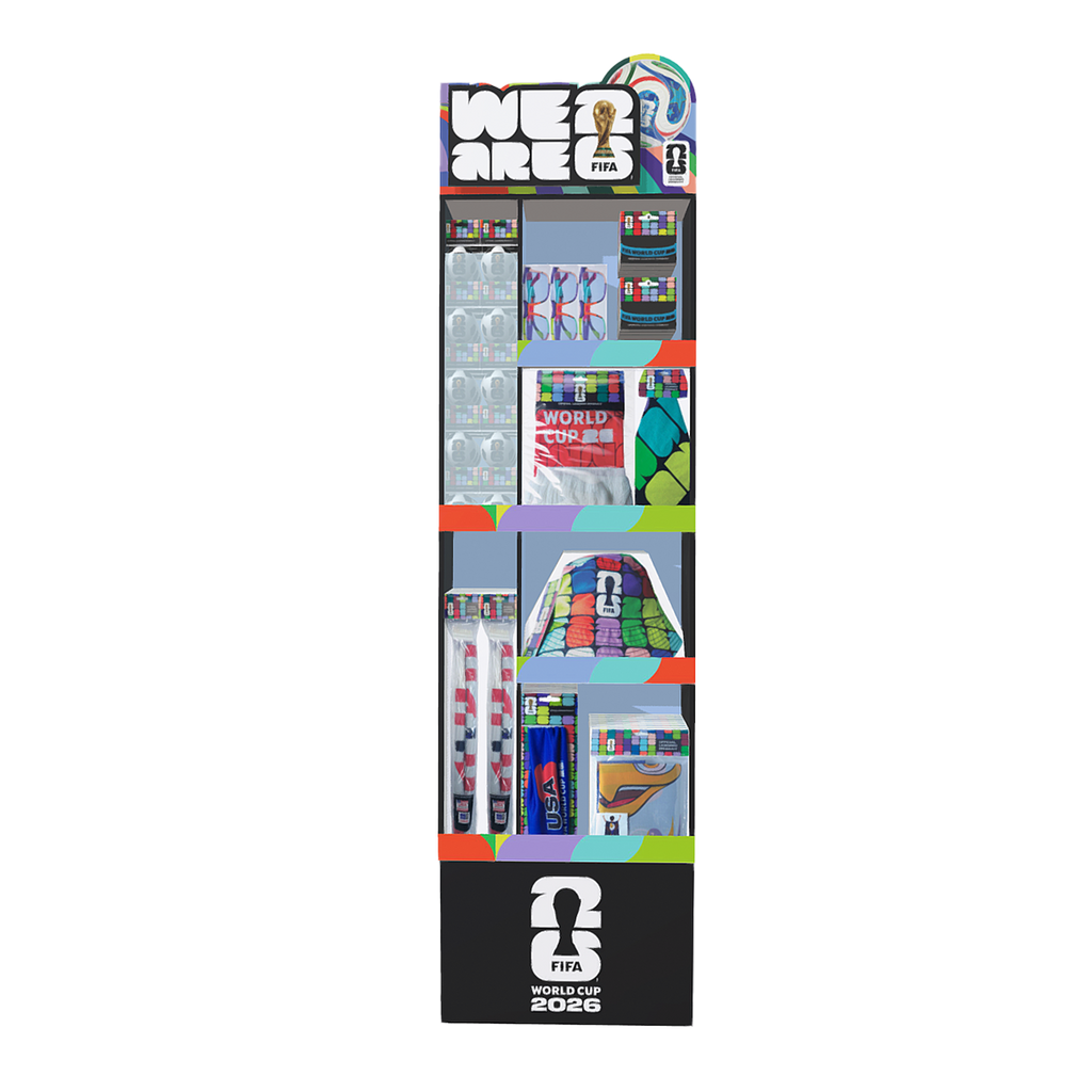 * ASD Special | FIFA World Cup 2026™ Official Licensed Retail Ready Floor Display (FSU) | FIFA Merchandise Collection