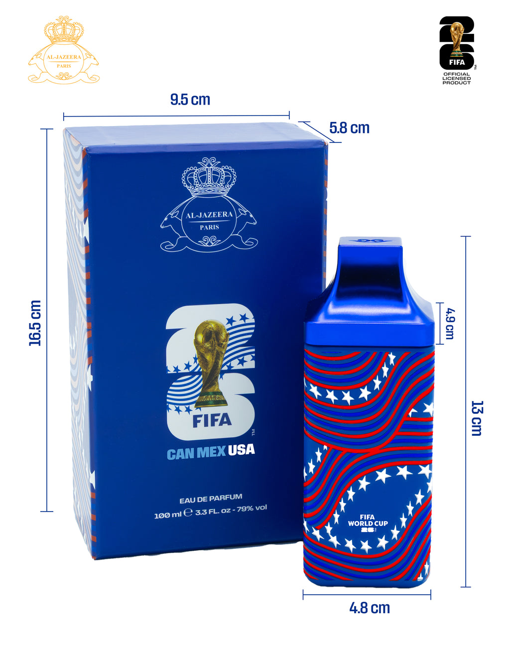 Fragrance | FIFA World Cup 2026™ Official USA Edition Fragrance | Eau de Parfum Unisex 100 ml | Limited Edition