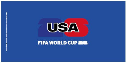 FIFA World Cup 2026™ Official Licensed USA Headband | Blue Stretch Spandex Band | One Size Fits Most | USA Soccer Fan Accessory