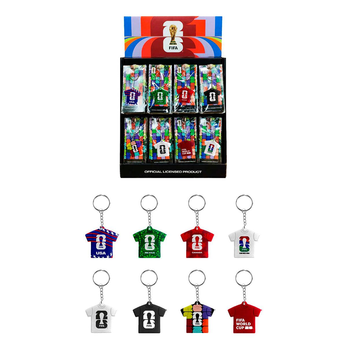 * ASD Special | FIFA World Cup 2026™ Official Licensed Retail Ready Display - Key Chains