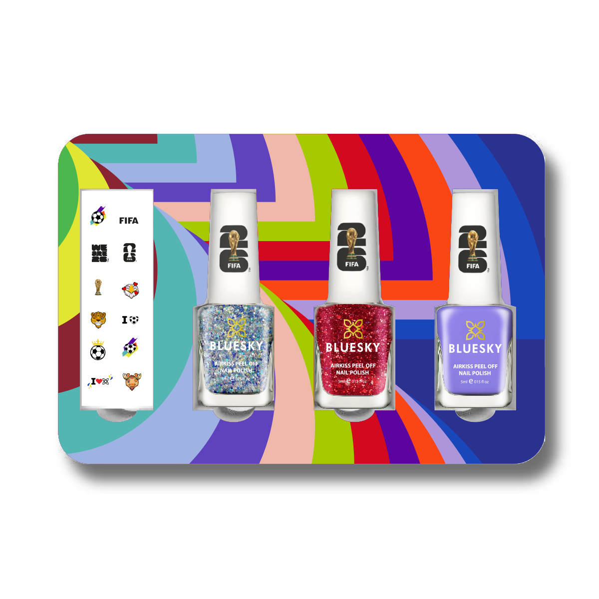 World Cup of Color | FIFA World Cup 2026™ Official Licensed Nail Polish Collectible Box Set - Mascots
