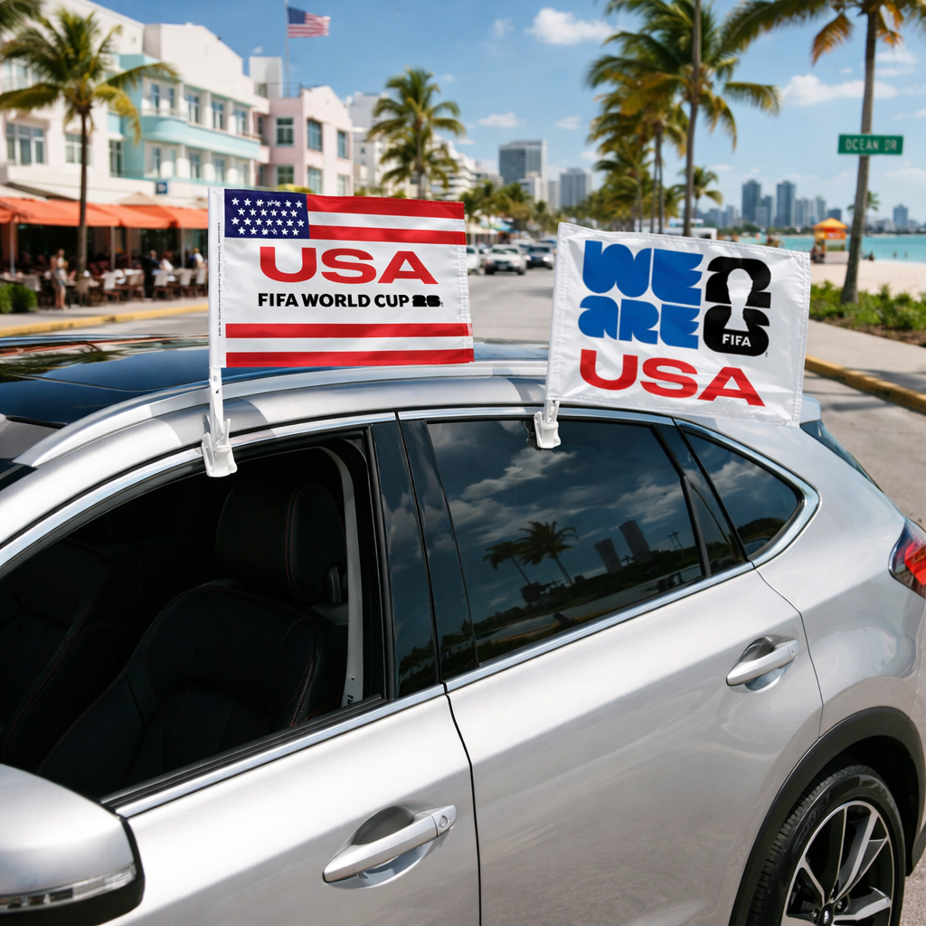 FIFA World Cup 2026™ Official Licensed Car Flag - USA