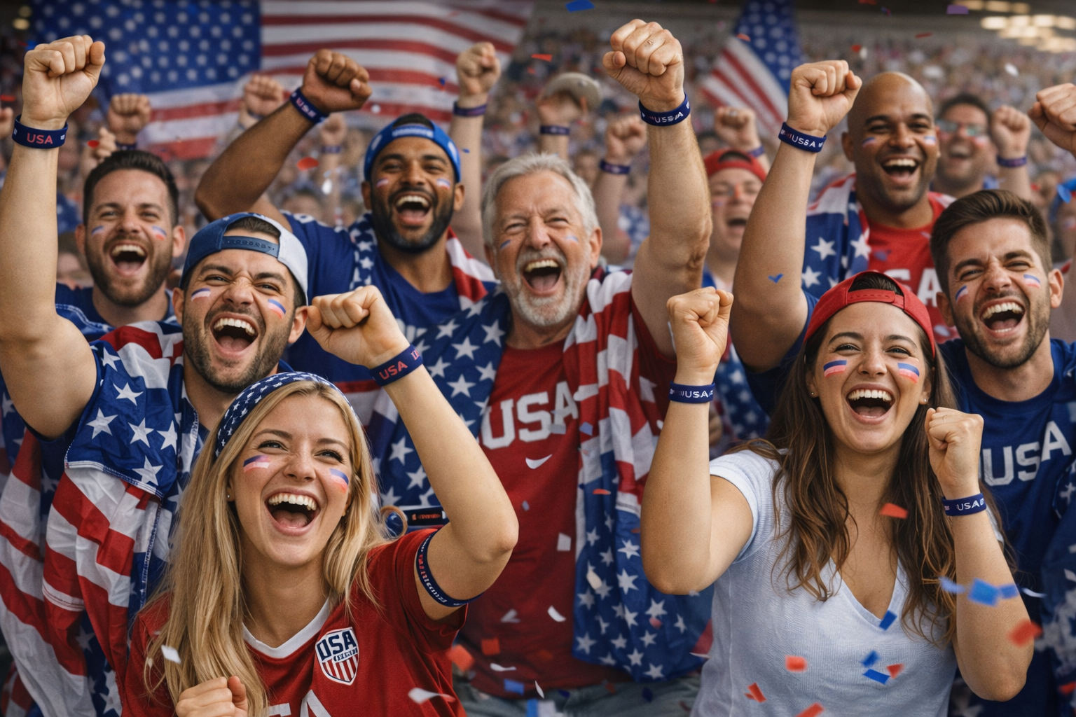FIFA World Cup 2026™ Official Licensed Silicone Wristband - USA