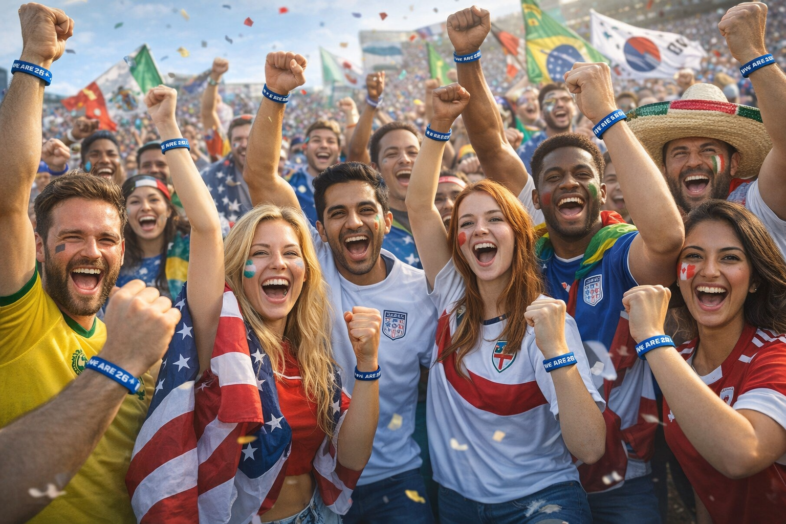 FIFA World Cup 2026™ Official Licensed Silicone Wristband